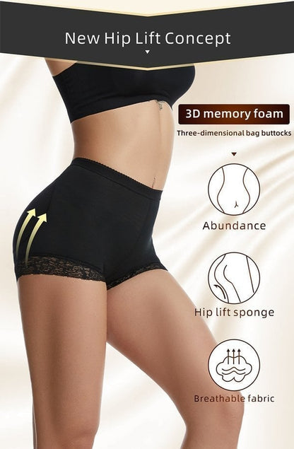 Breathable Padded Butt Lifter Underwear