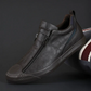 Autumn double zipper versatile trendy warm leather shoes
