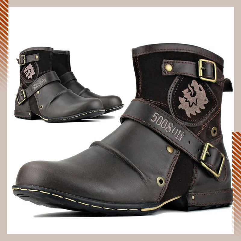 Men's Western Cowboy Style Leather Boots🔥FREE SHIPPING