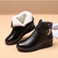 Genuine Leather Metal Buckle Velvet Boots💟FREE SHIPPING