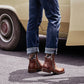 Men's Leather Vintage Leather Boots【FREE SHIPPING】
