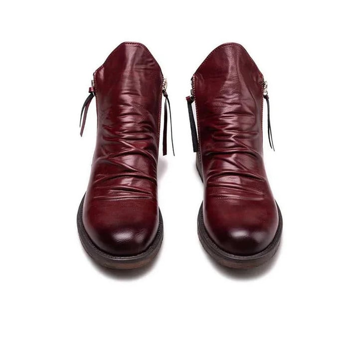 Men's Leather Vintage Leather Boots【FREE SHIPPING】