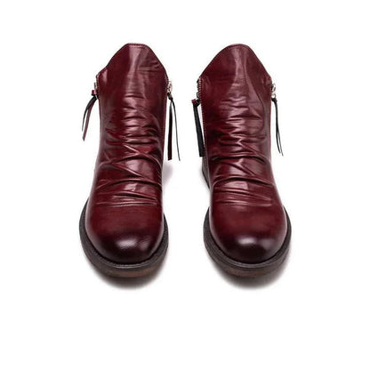 Men's Leather Vintage Leather Boots【FREE SHIPPING】