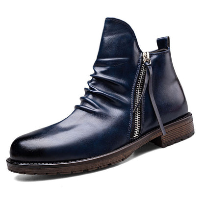 Men's Leather Vintage Leather Boots【FREE SHIPPING】