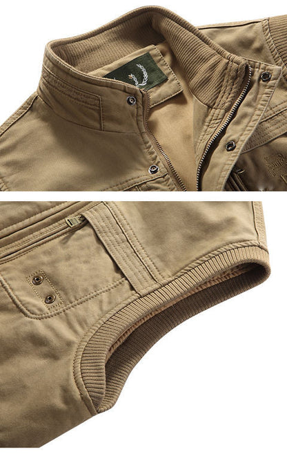 MEN'S MULTI-POCKET VINTAGE VEST – THE PERFECT GIFT FOR DAD🔥FREE SHIPPING