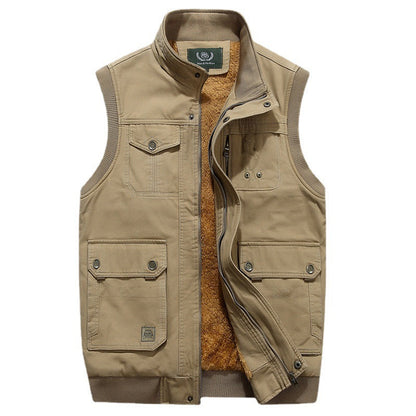 MEN'S MULTI-POCKET VINTAGE VEST – THE PERFECT GIFT FOR DAD🔥FREE SHIPPING