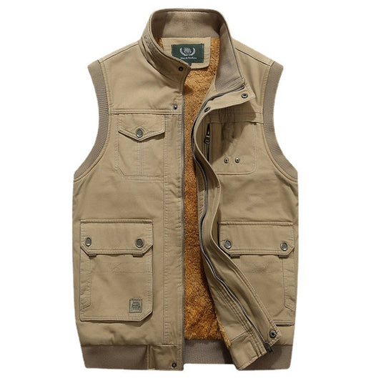 MEN'S MULTI-POCKET VINTAGE VEST – THE PERFECT GIFT FOR DAD🔥FREE SHIPPING