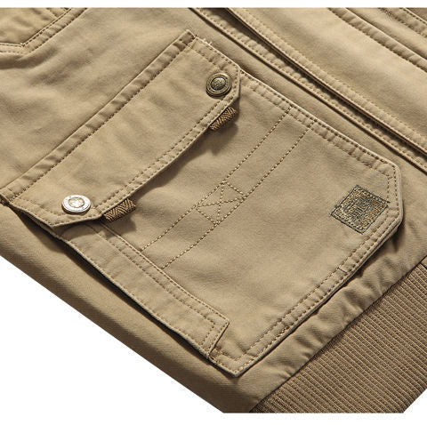 MEN'S MULTI-POCKET VINTAGE VEST – THE PERFECT GIFT FOR DAD🔥FREE SHIPPING