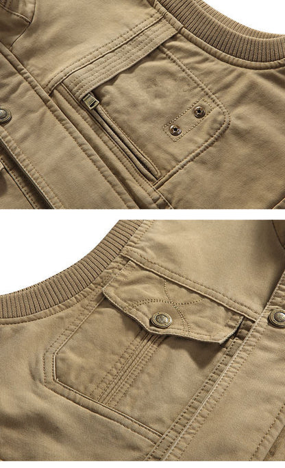 MEN'S MULTI-POCKET VINTAGE VEST – THE PERFECT GIFT FOR DAD🔥FREE SHIPPING