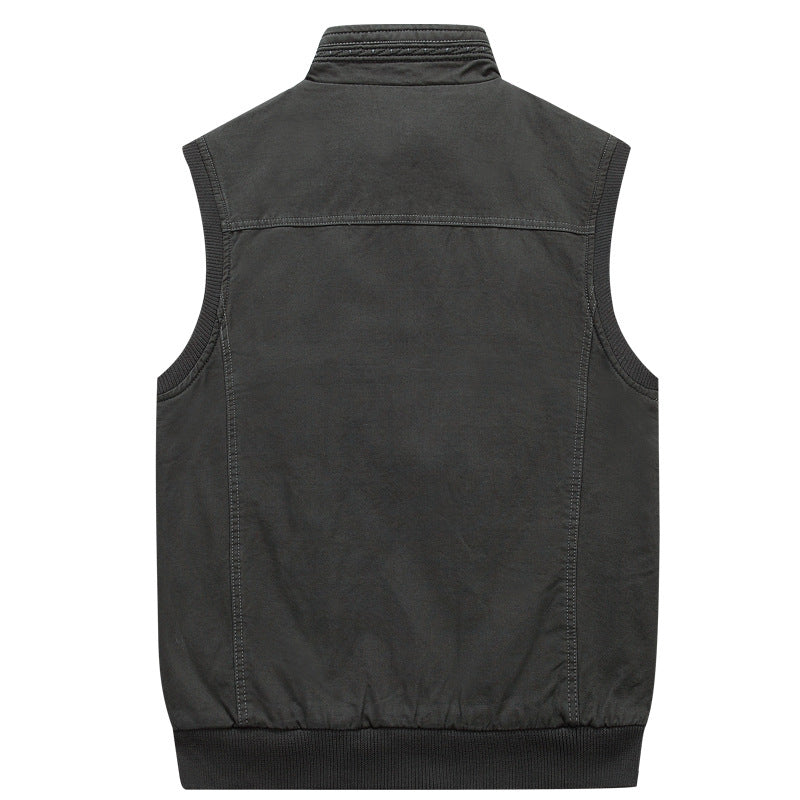 MEN'S MULTI-POCKET VINTAGE VEST – THE PERFECT GIFT FOR DAD🔥FREE SHIPPING
