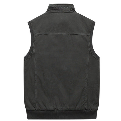 MEN'S MULTI-POCKET VINTAGE VEST – THE PERFECT GIFT FOR DAD🔥FREE SHIPPING