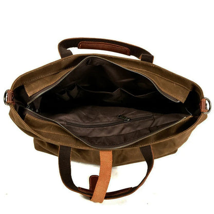 Gift Choice Vintage Waxed Canvas Tote Bag【FREE SHIPPING】