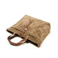 Gift Choice Vintage Waxed Canvas Tote Bag【FREE SHIPPING】