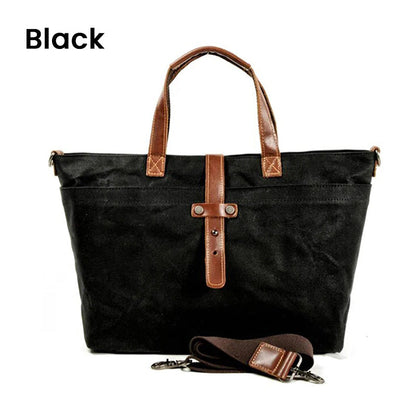 Gift Choice Vintage Waxed Canvas Tote Bag【FREE SHIPPING】