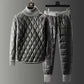 Down jacket warm two piece set