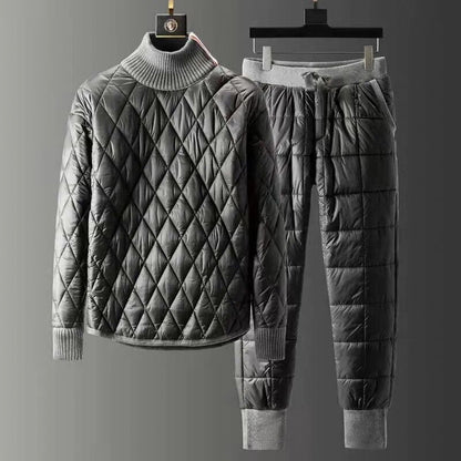 Down jacket warm two piece set