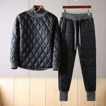 Down jacket warm two piece set