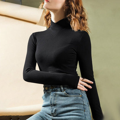 Cross turtleneck fleece sweater【Buy 2 free shipping】