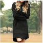 Best Gift for Her - Women's Casual Loose Solid Color Hoodie Dress