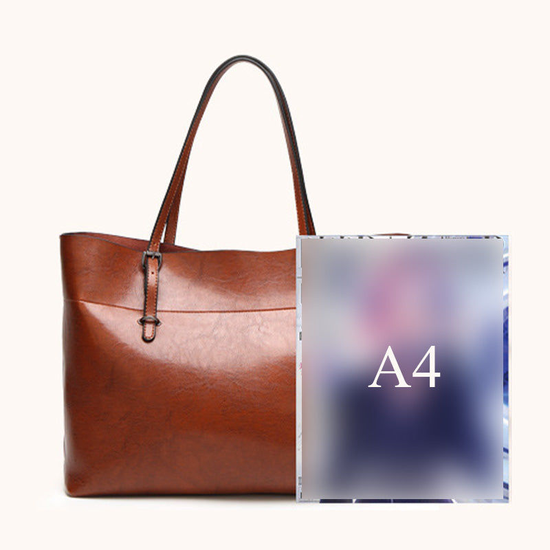 [Women's Gift] Women's Vintage Large Capacity Leather Tote Bag💥FREE SHIPPING