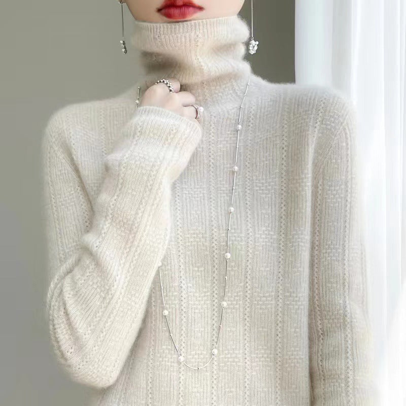 Women's Pullover Turtleneck Knitted Sweater-BUY 2 FREE SHIPPING