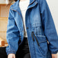 [Best Gift For Her] Women's Zipper Windproof Denim Jacket