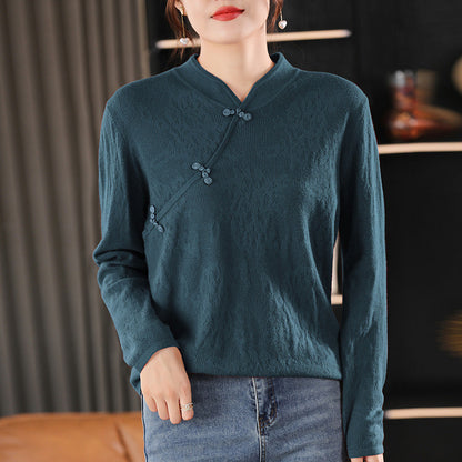 Women's Knitted Cheongsam Style Sweater💥Buy 2 free shipping