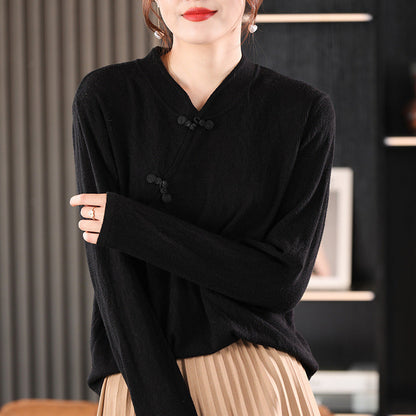 Women's Knitted Cheongsam Style Sweater💥Buy 2 free shipping