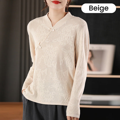 Women's Knitted Cheongsam Style Sweater💥Buy 2 free shipping