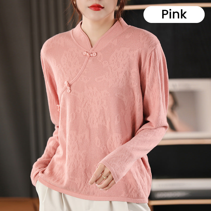 Women's Knitted Cheongsam Style Sweater💥Buy 2 free shipping