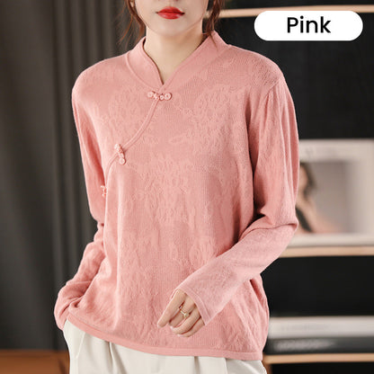 Women's Knitted Cheongsam Style Sweater💥Buy 2 free shipping
