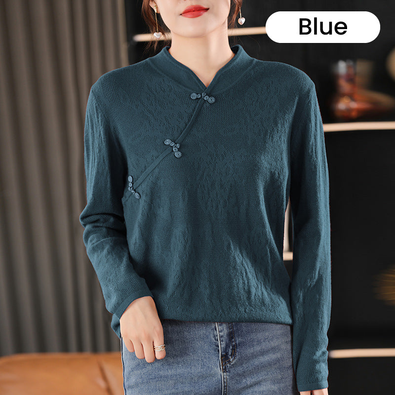 Women's Knitted Cheongsam Style Sweater💥Buy 2 free shipping