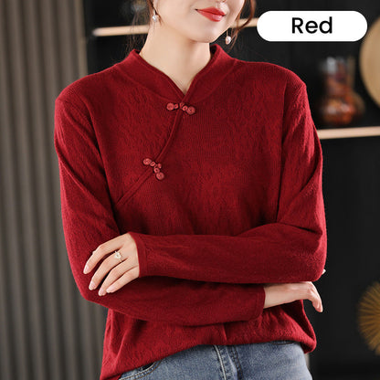 Women's Knitted Cheongsam Style Sweater💥Buy 2 free shipping