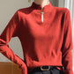 Gift Choice -Women's Mock Turtleneck Long Sleeve Knit Slim Top