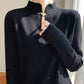 Gift Choice -Women's Mock Turtleneck Long Sleeve Knit Slim Top