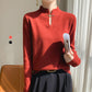 Gift Choice -Women's Mock Turtleneck Long Sleeve Knit Slim Top