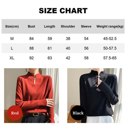 Gift Choice -Women's Mock Turtleneck Long Sleeve Knit Slim Top