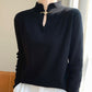 Gift Choice -Women's Mock Turtleneck Long Sleeve Knit Slim Top