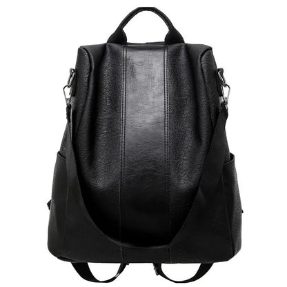 【Perfect Gift Choice】PU Leather Ladies' Anti-theft Backpack