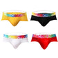 Men's Sexy Low Waist Color Edge Breathable Mesh Briefs⚡⚡Last day promotion-49% OFF