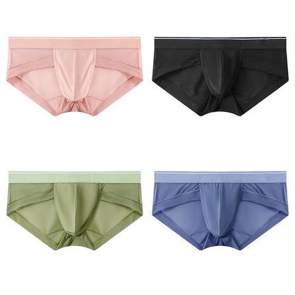 Men's Breathable Mesh Ice Silk Briefs【Buy 3 Get 1 Free 】