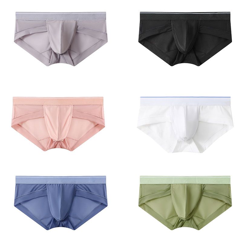Men's Breathable Mesh Ice Silk Briefs【Buy 3 Get 1 Free 】