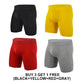 Men's Mid-Waist Stretch Sports Flat Briefs