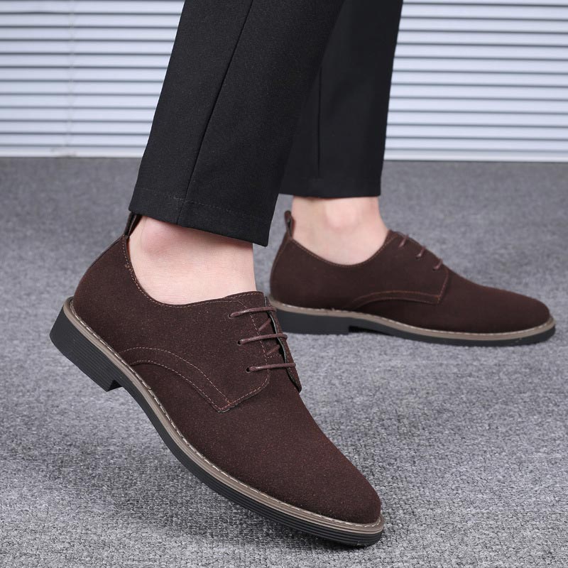Men's Frosted Leather Casual Shoes⚡⚡Free  shipping
