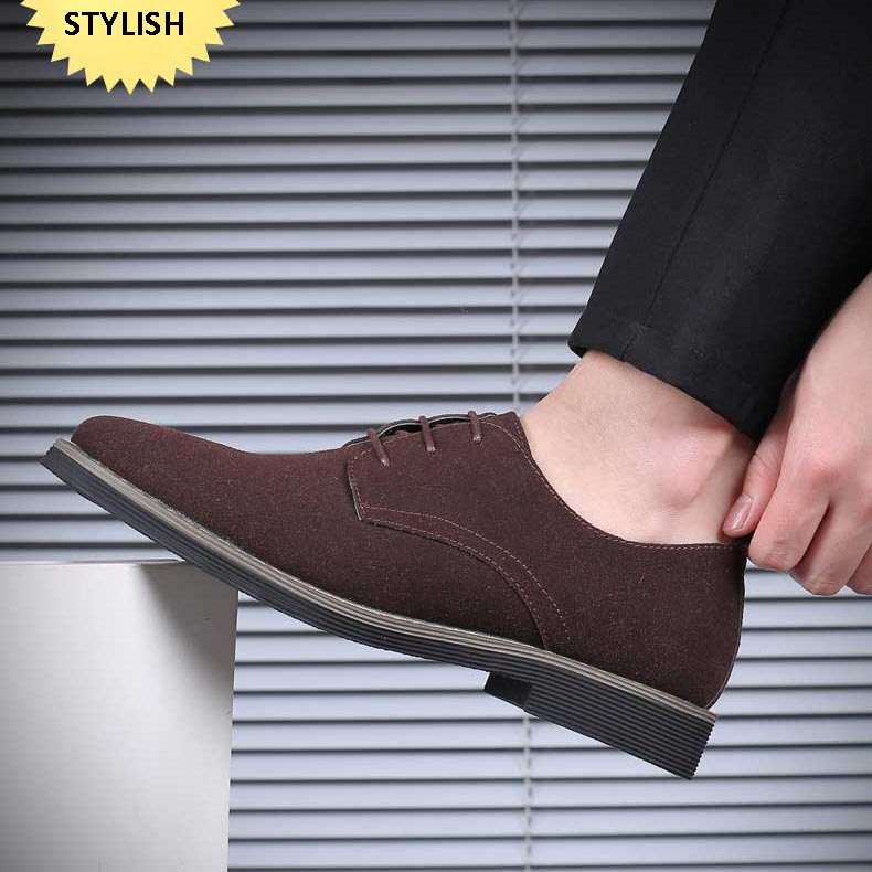 Men's Frosted Leather Casual Shoes⚡⚡Free  shipping