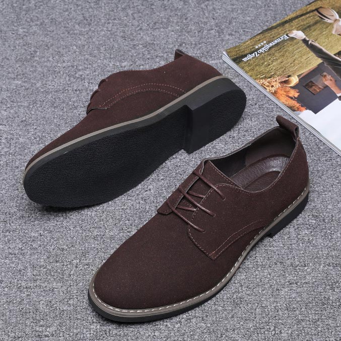 Men's Frosted Leather Casual Shoes⚡⚡Free  shipping