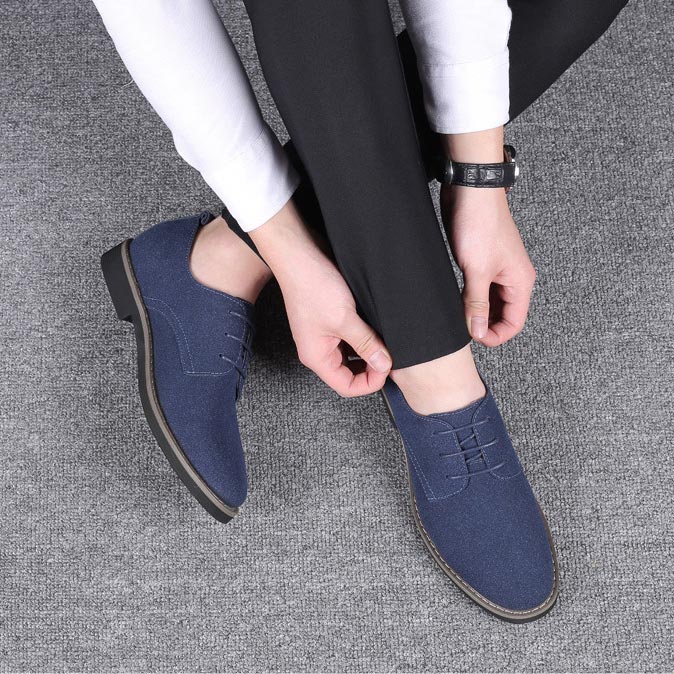 Men's Frosted Leather Casual Shoes⚡⚡Free  shipping