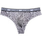 Men's Letter Leopard Print Low Rise Briefs