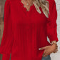 Women's Long Sleeve V Neck Lace Loose Shirt (🎁2024 New Year Hot Sale🎁)Buy 2 Free Shipping