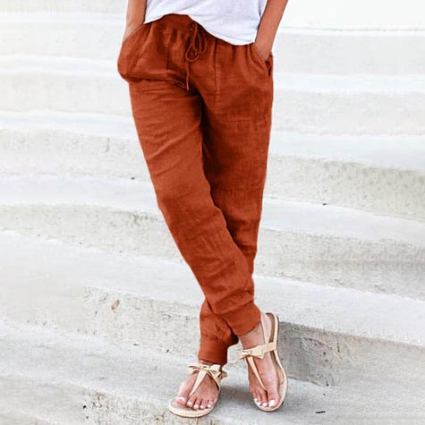 Women’s Cotton Linen Casual Pants💐BUY 2 FREE SHIPPING